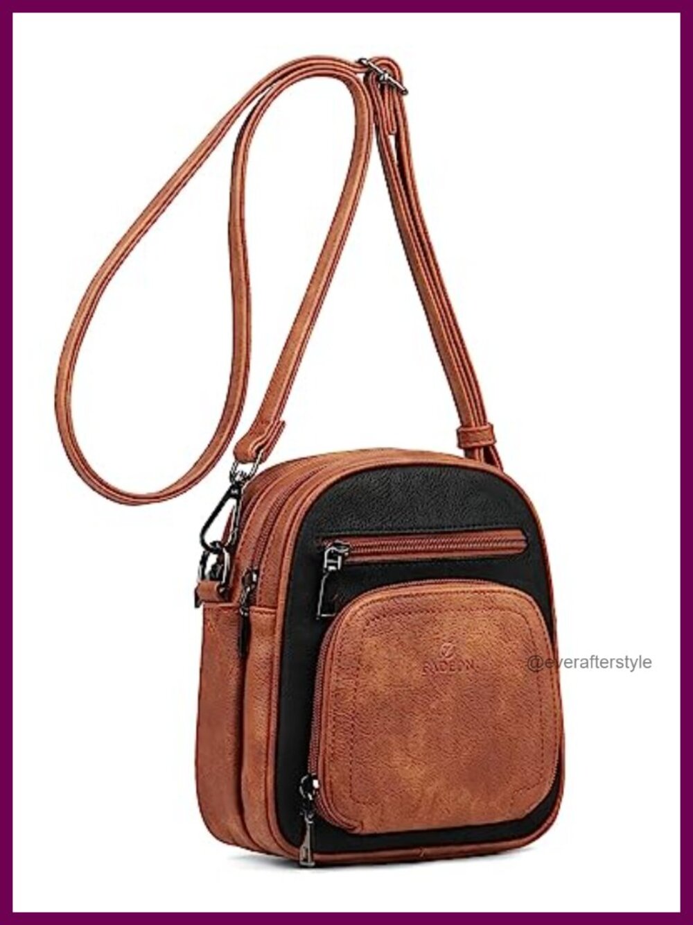 Small Crossbody Bag PU Leather RFID Anti-Theft Card Slots Phone Purse